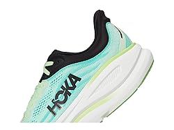 Hoka Men's Bondi 9 Sneaker, Luna Moth/Blue Spark, 16