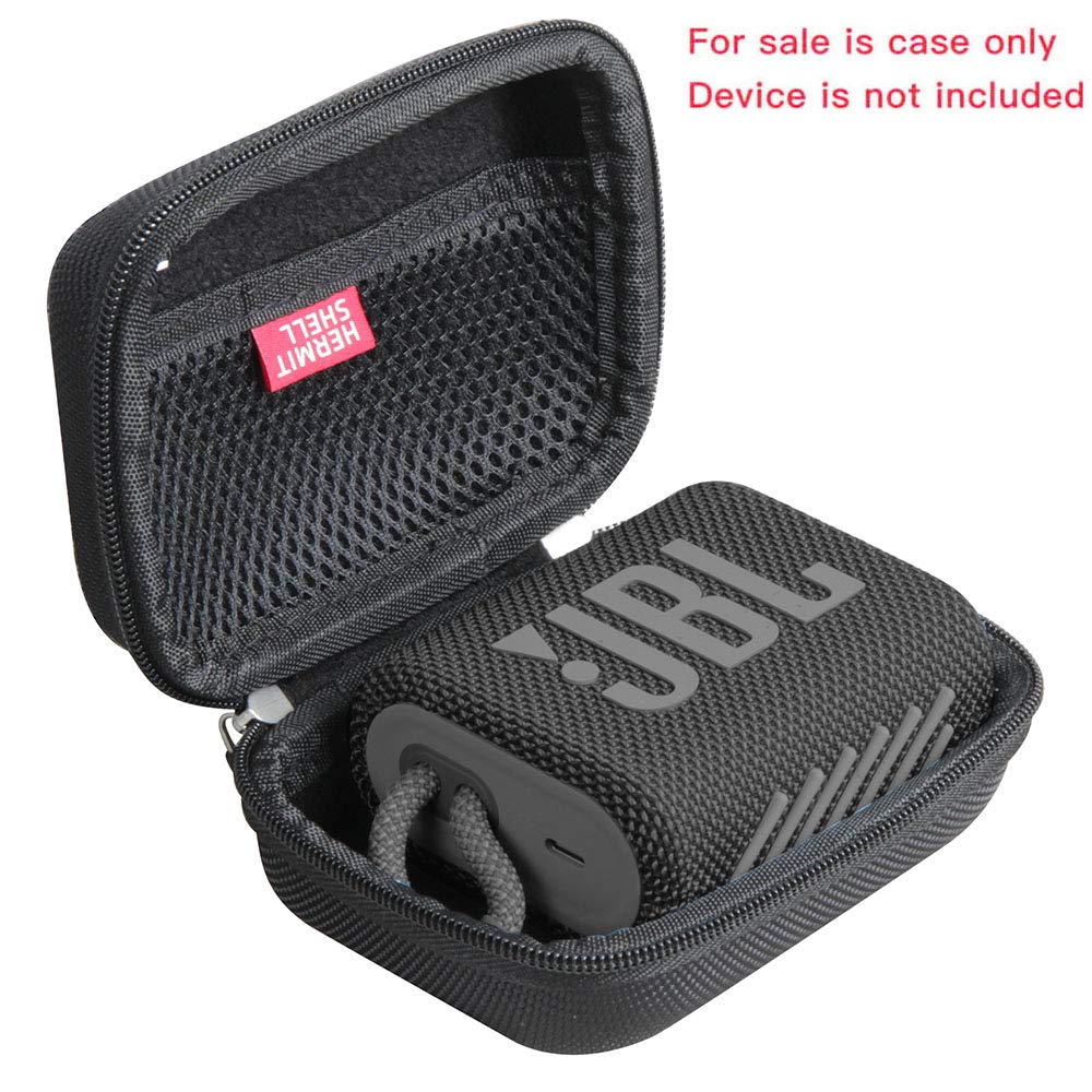 Hermitshell Hard Travel Case for JBL Go 3 Portable Bluetooth Speaker (Black)