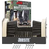 JobSite The Original Boot Scrubber - All Weather Industrial Shoe Cleaner &amp; Scraper Brush