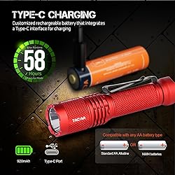 ACEBEAM TAC AA 2.0 Longest-Range AA Flashlight 360