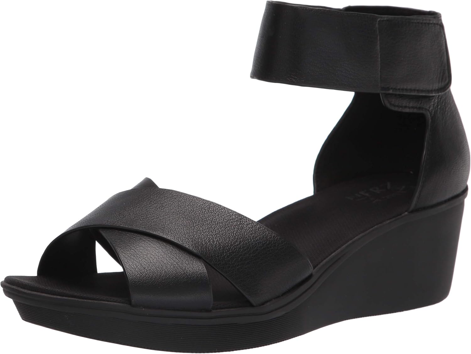 Naturalizer Riviera Leather Ankle Strap Wedge Sandals | Dillard's