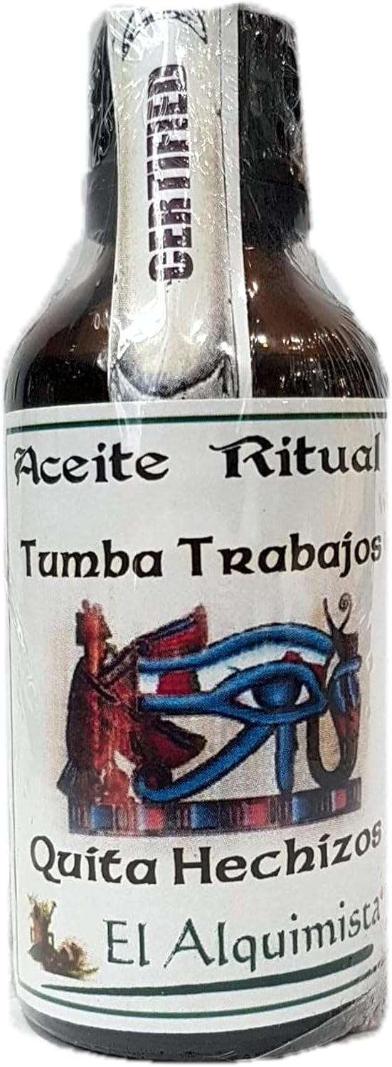 Aceite Tumba Trabajos, Quita Hechizos 50 ml.