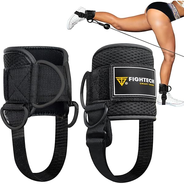 Ankle Straps For Cable Machines. Upgraded Adjustable Gym Kickback Ankle