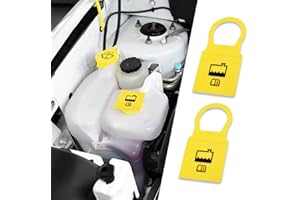 DWARFOO 2 Pcs Engine Coolant Reservoir Cap, Engine Coolant Reservoir Radiator Recovery Overflow Tank Cap Replacement for Chrysler, Dodge, Jeep, Ram 55111074AA 52079331