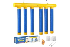 SAINGACE Drop The Stick Game, Catch All Drop Sticks Game, Hand Challenge Game, Upgrade Reflex Challenge Game, Hand Eye Coordination Reaction Training Toy, Adjustable Speed Catching Game