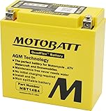 Motobatt MBT14B4 AGM Factory Activated Replaces 13