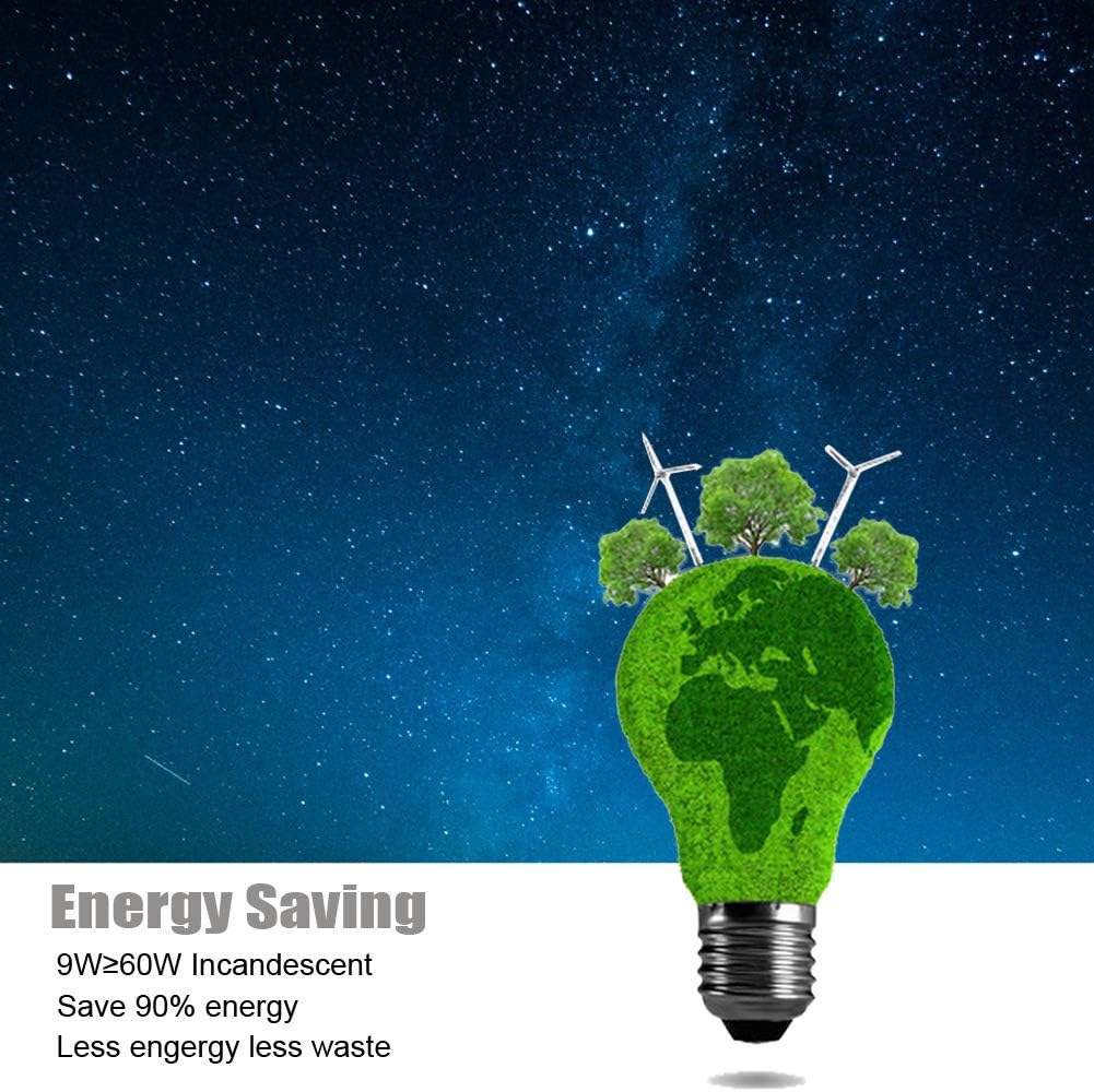 Boxlood Dawn Till Dusk Light Bulbs, 9W 60Watt Equivalent E27 Light Sensor LED Bulbs, Daylight 6000K, Smart Automatic On/Off - Image 5