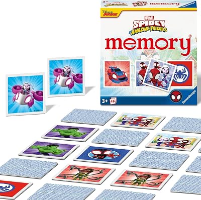 Ravensburger Marvel Spidey & His Amazing Friends Mini Memory Game 48 Cards