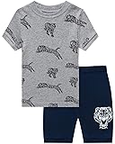 Dolphin&Fish Boys Pajamas 100% Cotton Tiger Short