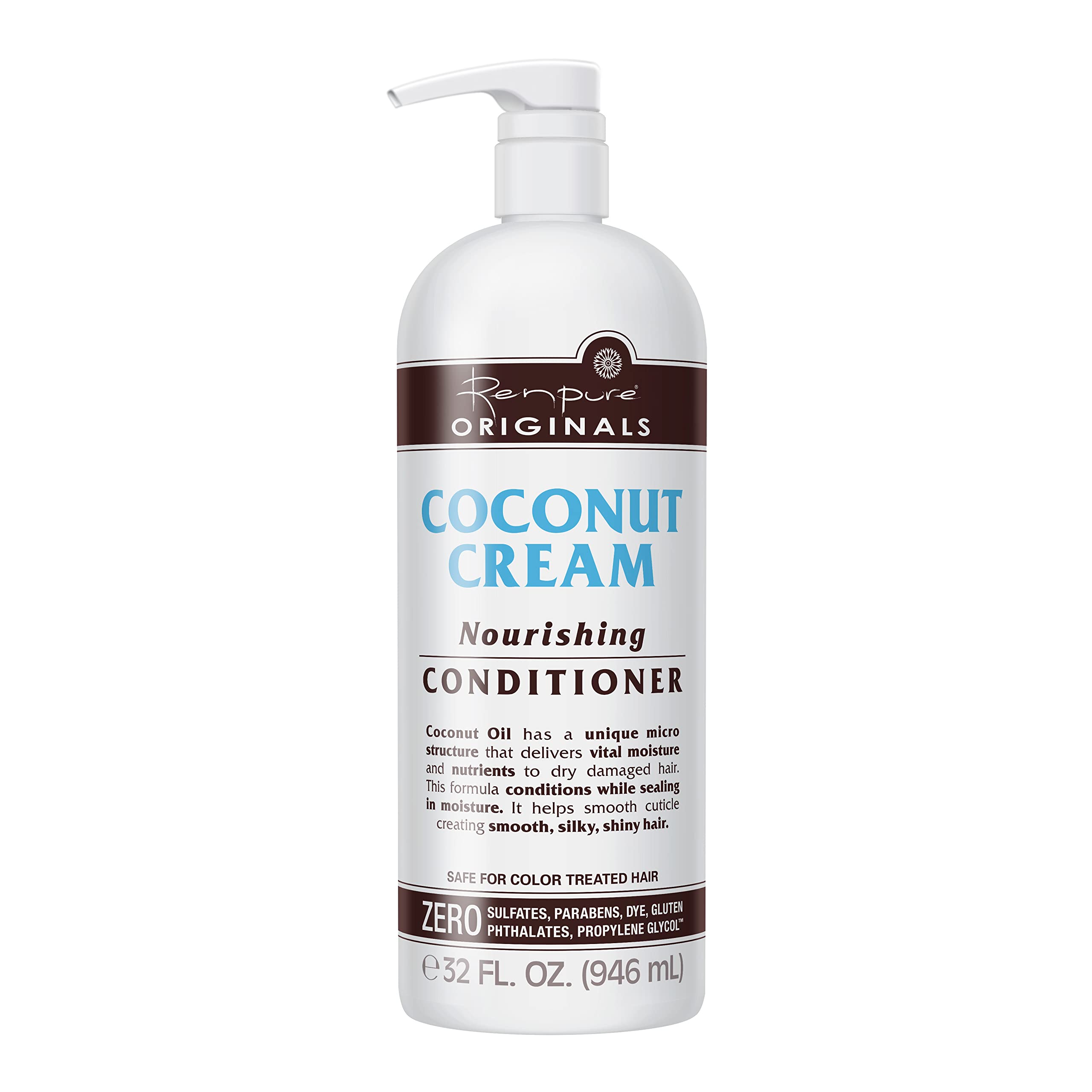 Renpure Coconut Cream Nourishing Conditioner, 32 Ounce by Renpure