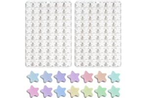 2Pcs Mini Star Silicone Mold, Nonstick Star Chocolate Mold for Baking, 120-Cavity Food Grade Silicone Star Candy Molds for Gu