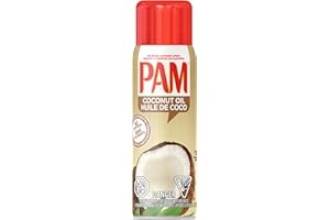 PAM Coconut Oil - Non Stick Cooking Spray - No Artificial Colours, Flavours, or Preservatives, 113g each, Net weight - 1.36kg