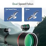 SVBONY SV406P ED Spotting Scope 80mm 20-60X 1.25 Sweep Zoom FMC BAK4 view 4