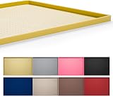 Hubulk Dog Feeding Mat 19x12 Waterproof Silicone Non-Slip Elevated Edge
