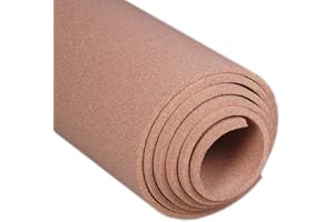 Manton Cork Standard Grade Cork Roll - 4' x 8' x 1/2", 100% Natural Material for Bulletin Boards, Decorative Photo and Message Push Pin Displays - Perfect for Home, School, and Office