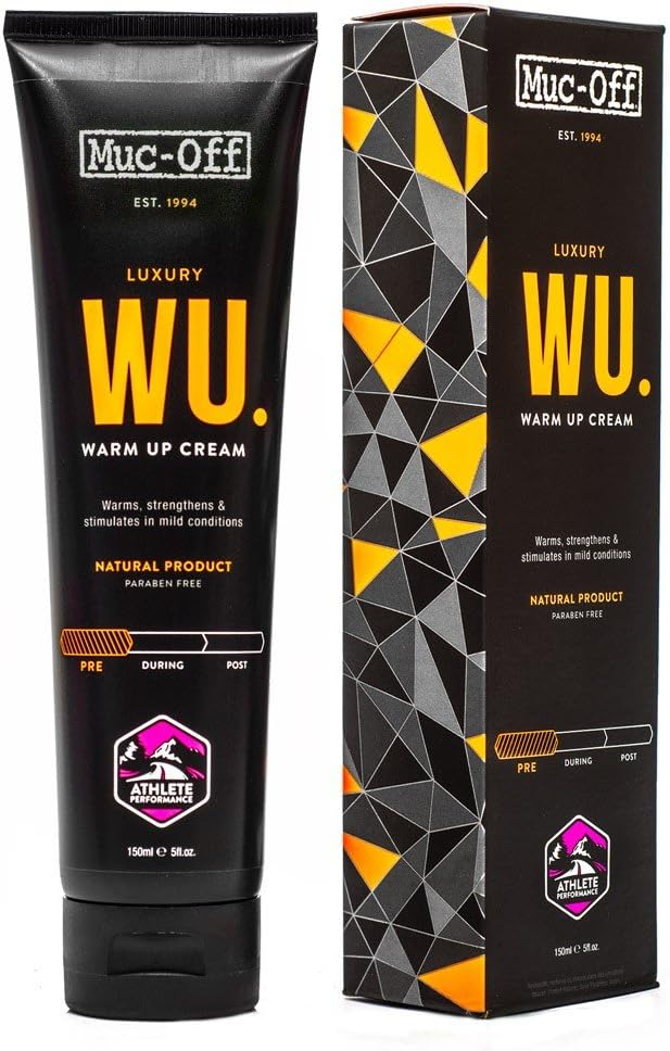 Muc-Off Athlete Performance Luxury Warm-Up Cream, 100 Millilitres - Warming Amino Muscle Rub For Athletes - To Stimulate Cold Muscles Before Exercise