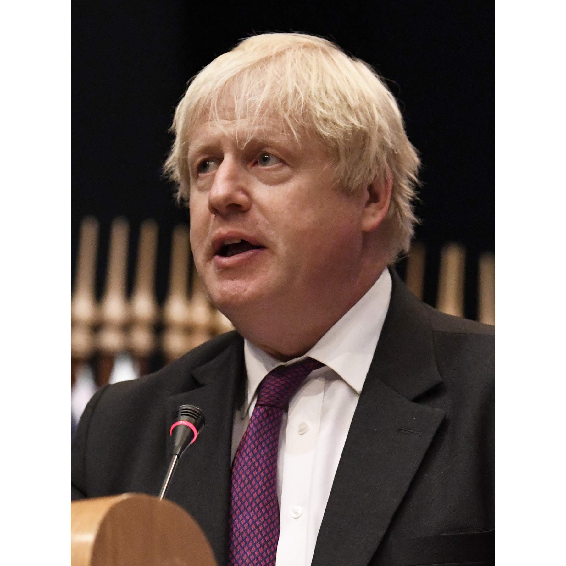 Artery8 OPCW UK Prime Minister Boris Johnson Photo Premium Wall Art Canvas Print 18X24 Inch