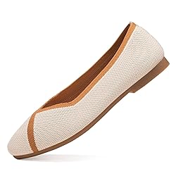 Frank Mully Womens Square Toe Flat Shoes