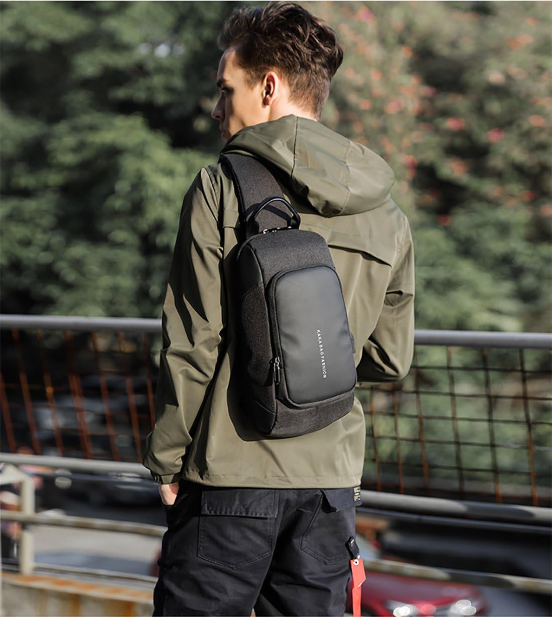 FANDARE Zaino Monospalla Unisex Borse a Spalla Uomo/Donna Sportivo Fitness  Con USB Borsa a Tracolla Ciclismo Borsello Marsupio Impermeabile Poliestere  Grigio Borse da palestra urban-earth.co.uk