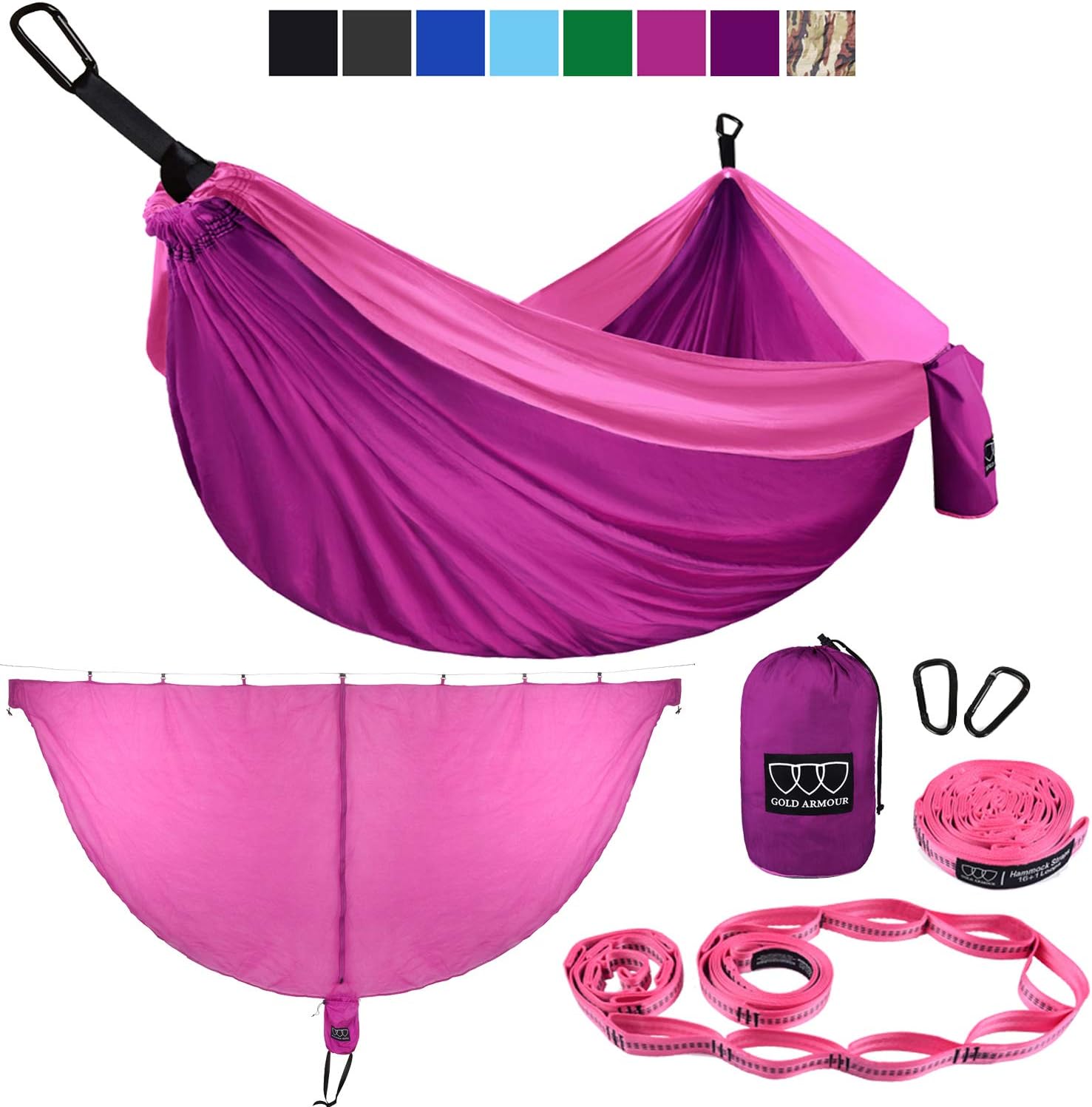 Best hammock with net, pink
