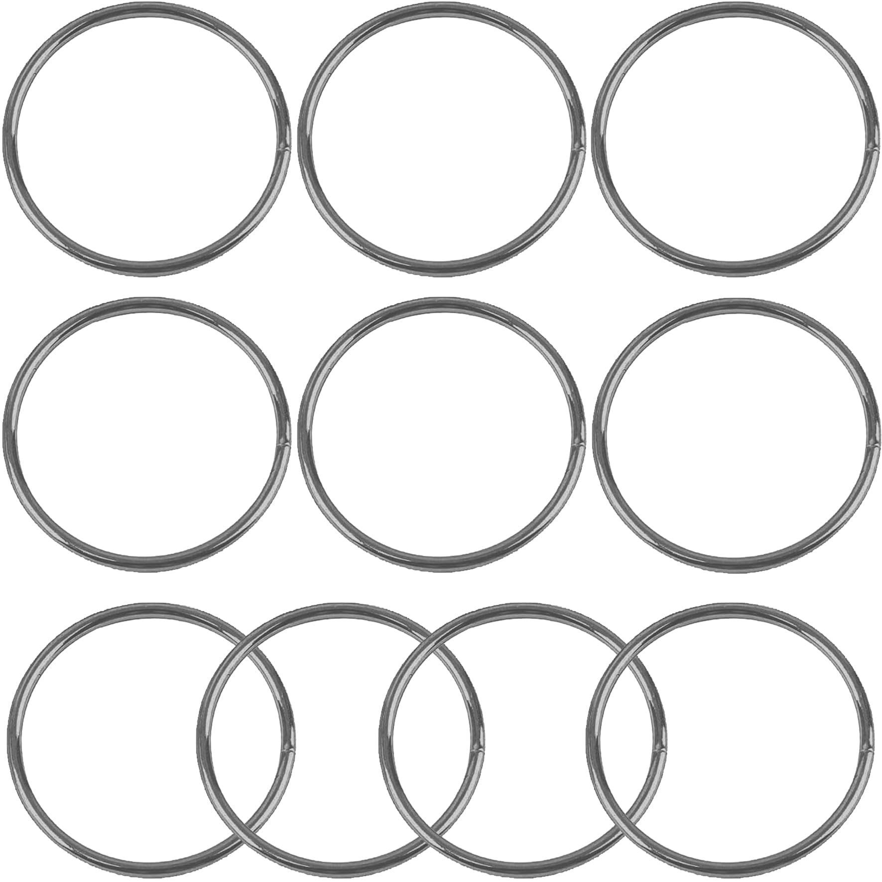 Photo 1 of 10Pcs Macrame Hoops Ring, BetterJonny 6 Inch Metal Craft Hoops Black Dream Catcher Rings Wreath Hoop Rings for Home Decorations DIY Crafts and Wall Hanging Crafts