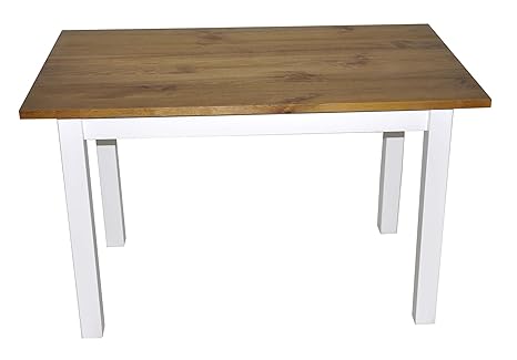 Esstisch Küchentisch Tisch Kiefer massiv Restaurant eckige Tischplatte (60x90, Eiche)