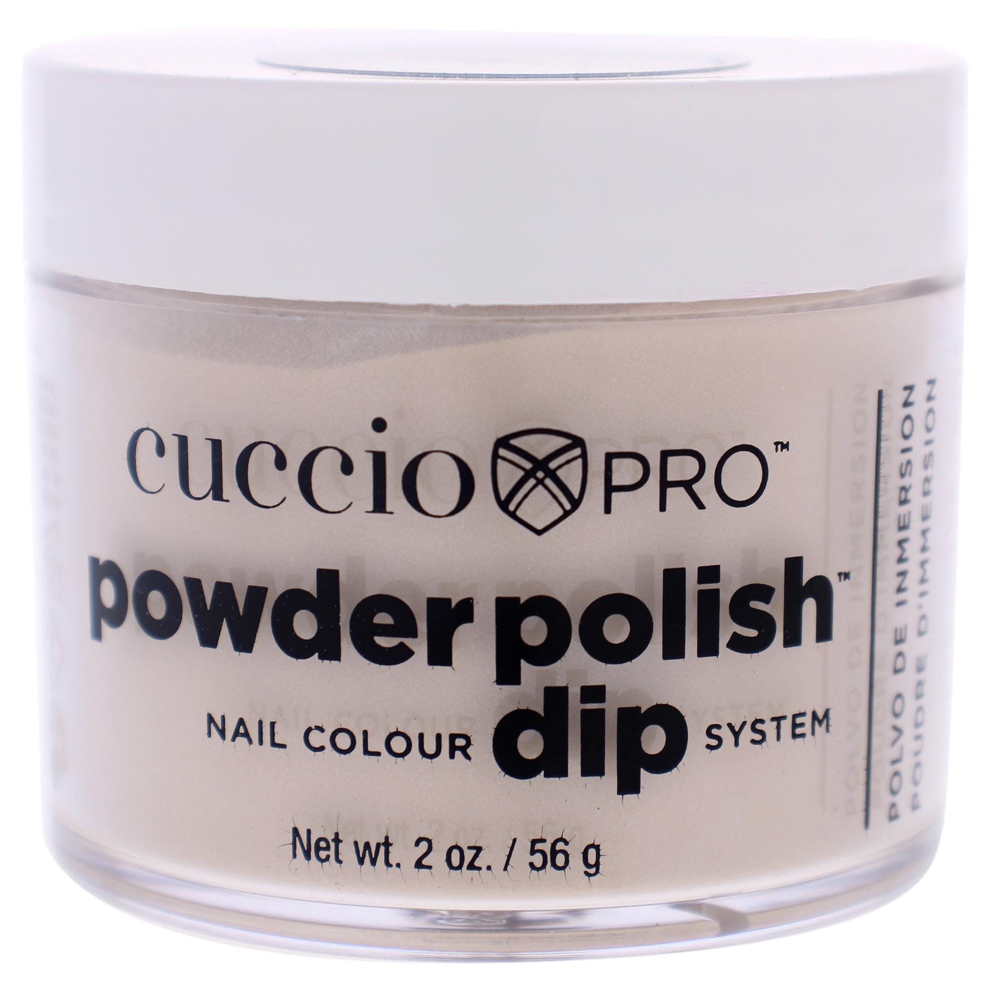 Cuccio Powder Polish Dip 56 g, Iridescent Cream