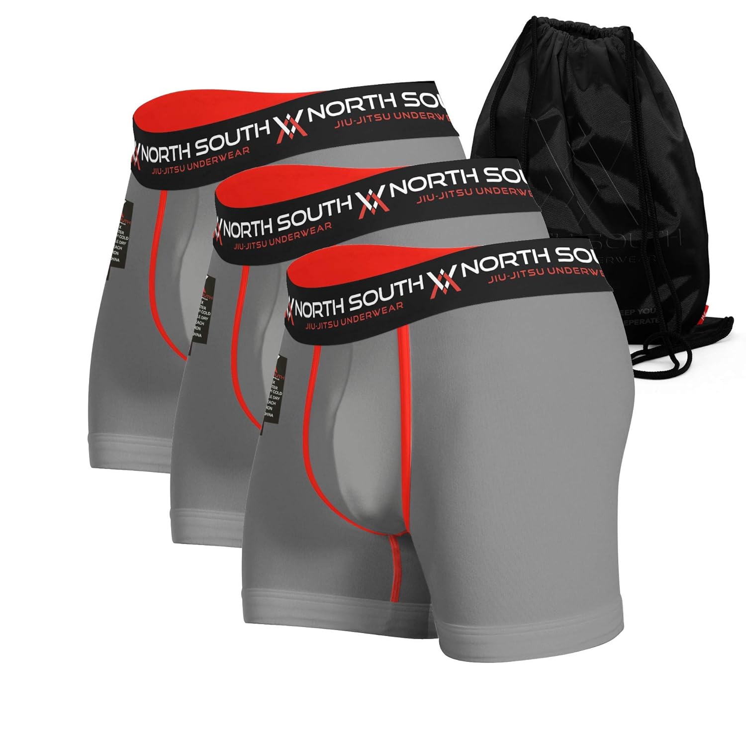 2 or 3 Pack North South JiuJitsu Underwear Grappling Compression Mens