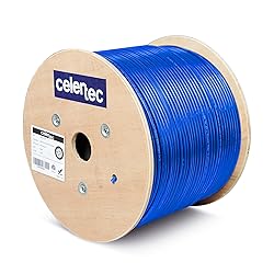 celertec CAT6A Ethernet Cable, 500ft, 23AWG Solid
