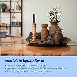 Bsrezn Epoxy Resin Kit - 96 oz with Pumps, 1:1 Mix