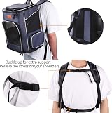 Morpilot Cat Backpack Dog Backpack 7 kg Foldable with Inner Safety Lead view 4
