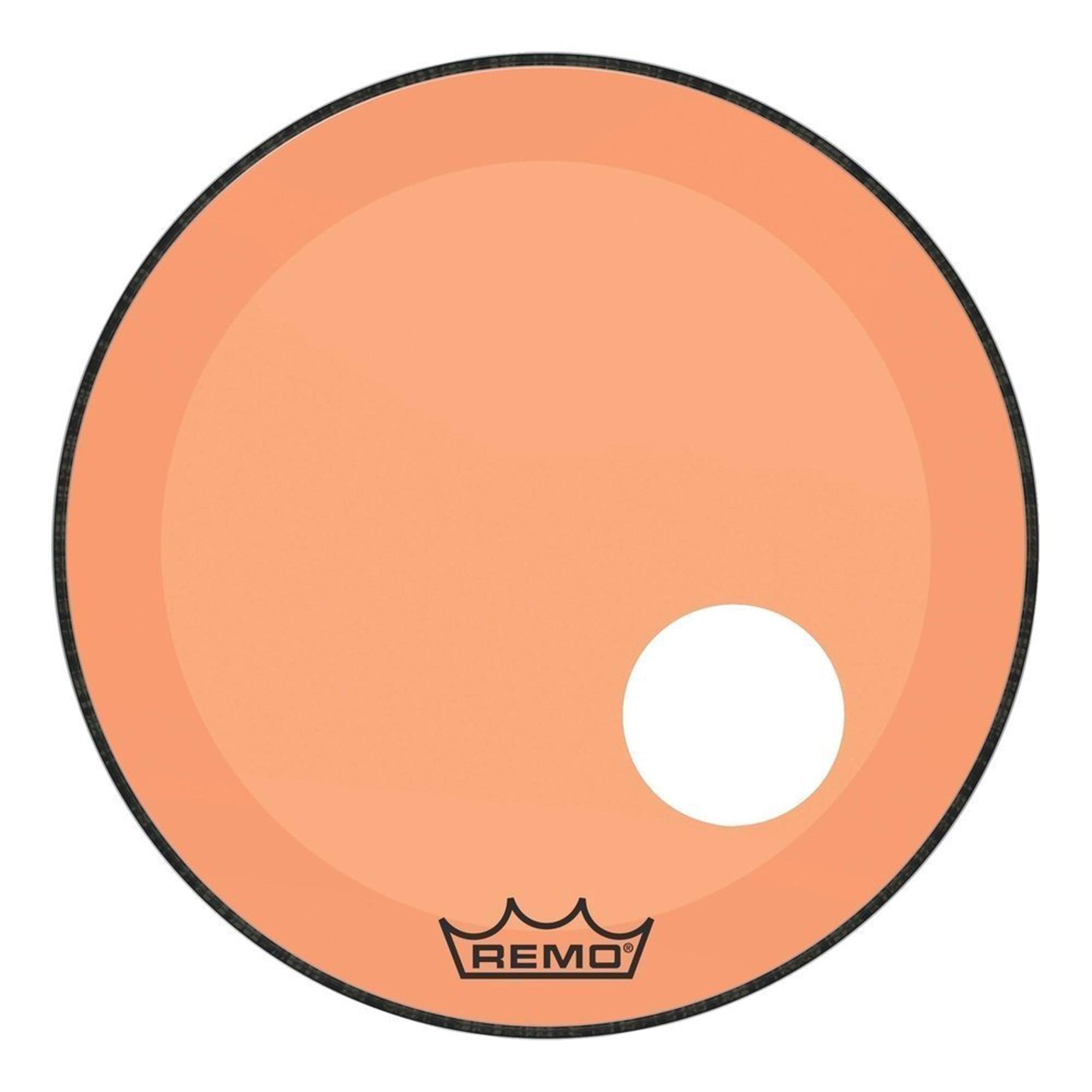 Remo Powerstroke 3 Colortone Orange Bass Drum Head, 20"