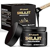 Pure Himalayan Shilajit Resin - Pure Shilajit for Men and Women, Organic ashwagandha Supplement with 85+ Minerals & Fulvic Acid, High Potency Energy Supplements & Immune Support,Gut Health,60 Grams