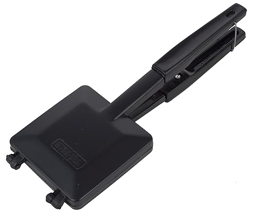 A TO Z SALES(Surya) Chrome Non Stick Griller, 200 ml, Black