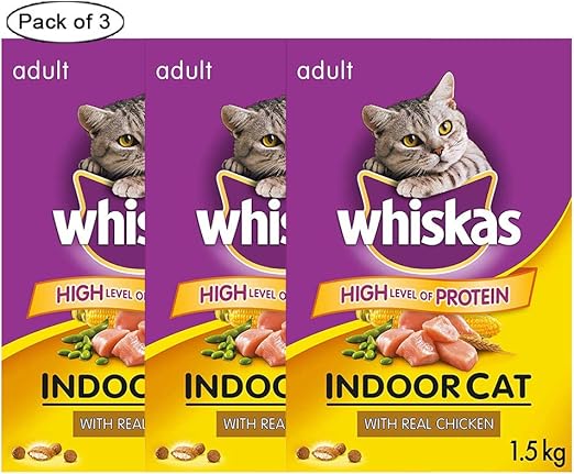 whiskas indoor dry cat food
