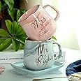 Mr Right Mrs Always Right Couple Coffee Mugs- Wedding Gifts Bridal Shower Anniversary Engagement Gifts for Couple - Bride and