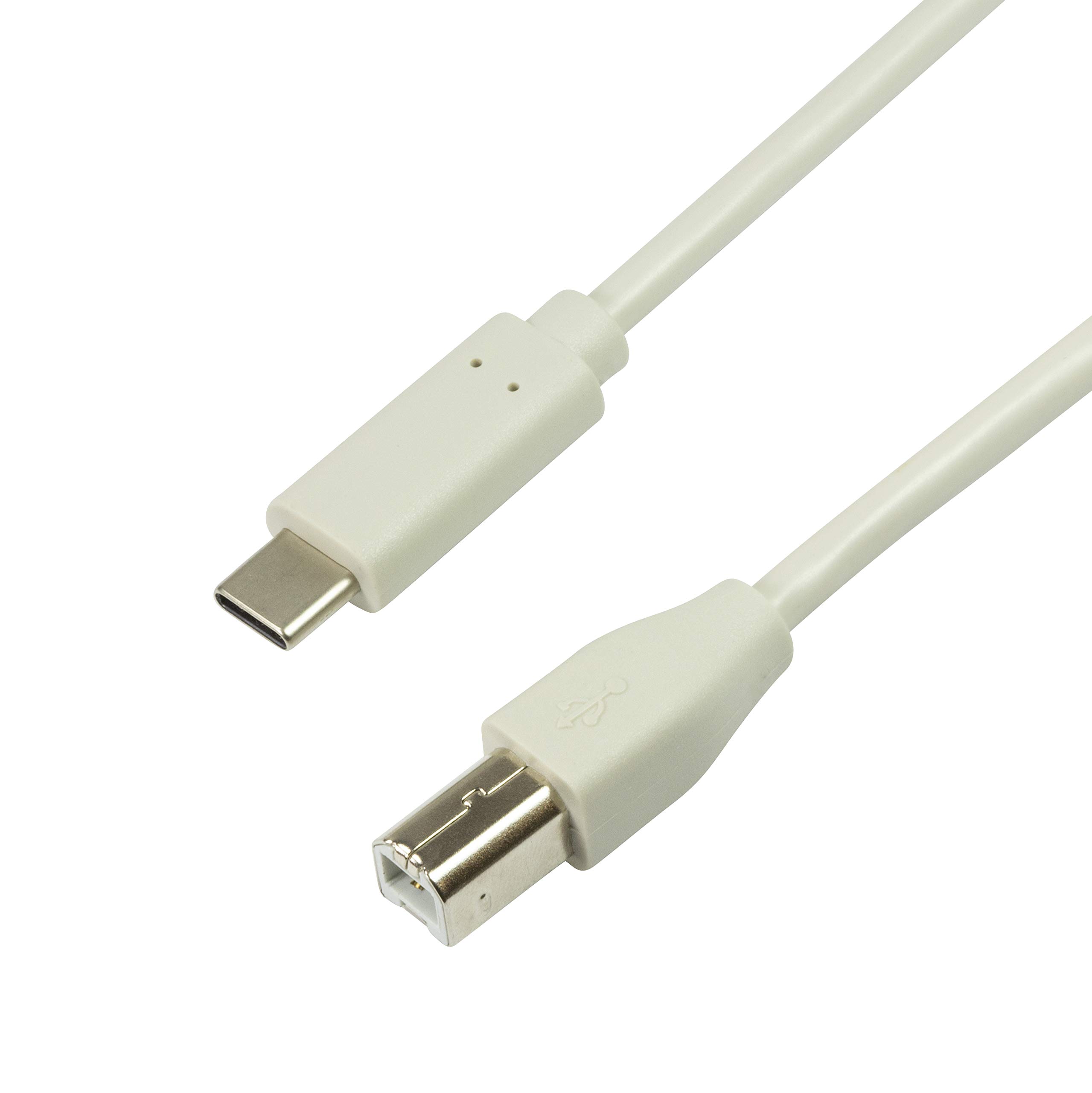 USB 2.0 Connection Cable USB Type C to USB Type B Grey 2 m