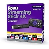 Roku Streaming Stick 4K 2021 Device HDR/D. Vision with Roku Voice Remote and TV Controls (Renewed)