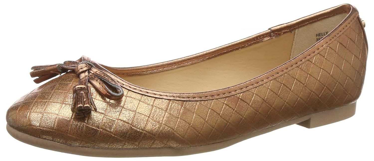dune tan ballet pumps