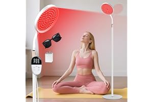 LanSuper Red Light Therapy for Body, Red Infrared Light Therapy Lamp with Stand, 660nm and 850nm Near Infrared Redlight Therapy, LED Red Light Therapy Device for Face and Full Body at Home(140 Beads)