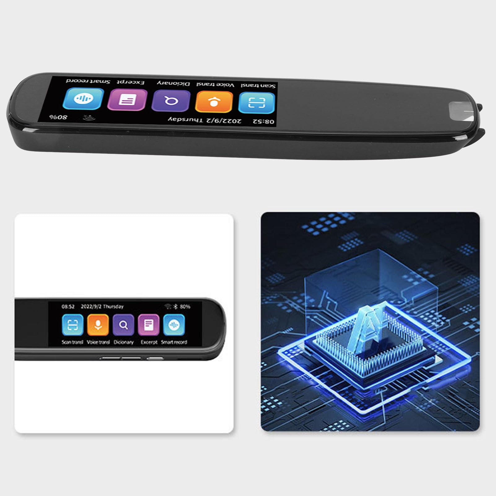 Language Translation Pen with OCR Scanning for Text Extract and Translation Offline & Online, Ideal for Learning and Travel, Supports 131 Languages, Portable Translation Device