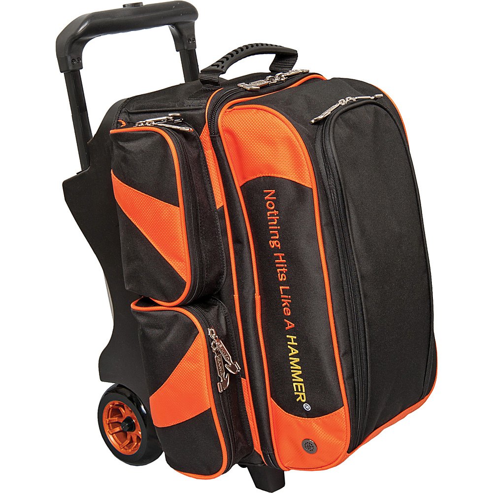 Hammer Premium Double Roller Bowling Bag, Black/Orange Sports & Outdoors