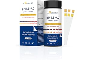 pH Test Strips for Urine 4.5-9.0 | Quick & Accurate Urine pH Testing Strips, Measures pH Values at Home