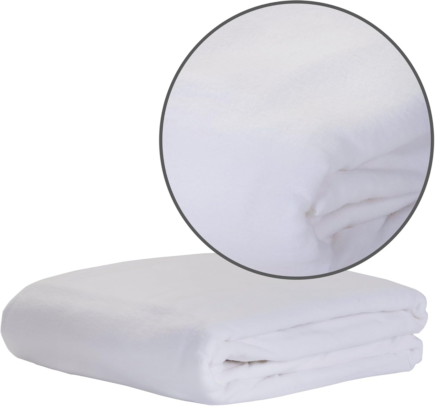 EARTHLITE Flannel Massage Table Sheet Set ESSENTIALS – Commercial Grade, Soft, Double-Napped 3-Piece Set (Top, Fitted, Face Pillow Cover) (UPDATED), White (44356): Sports & Outdoors