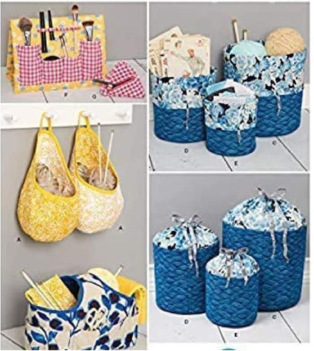 Simplicity Makeup Supplies Organiser Sewing Patterns, One Size