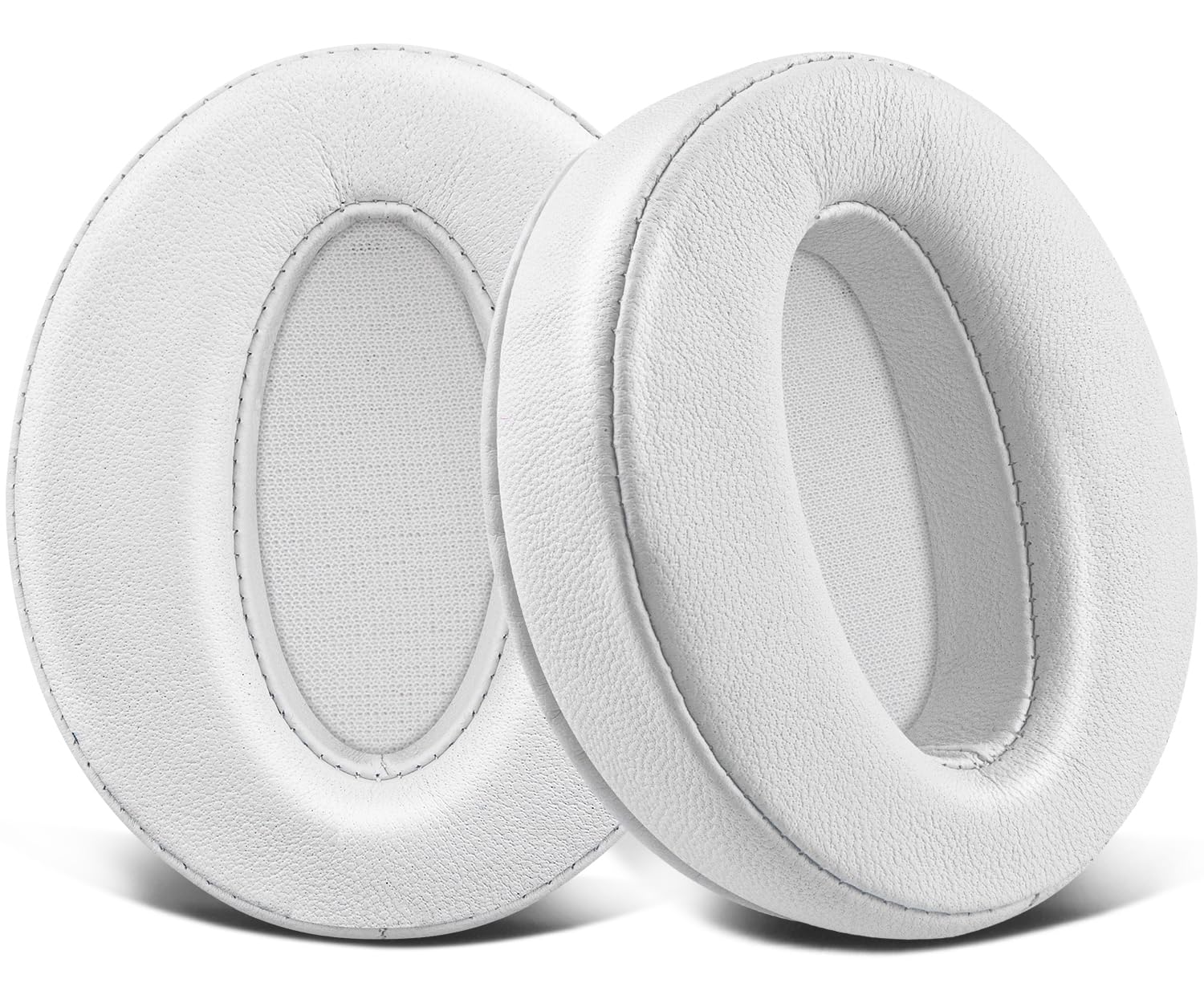 SOULWIT Lambskin Earpads Replacement for Sennheiser HD 4.50BT/HD 4.50BTNC/HD4.50SE/HD4.40BT/HD4.30G/HD4.20S/HD458BT/HD 450/HD450BT/HD400S/HD350BT/Adapt 360(MB 360 UC)/Adapt 361 - White — image 1