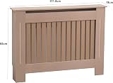 AVC Designs Radiator Cover MDF Unfinished Vertical Slats Small Medium Large view 2