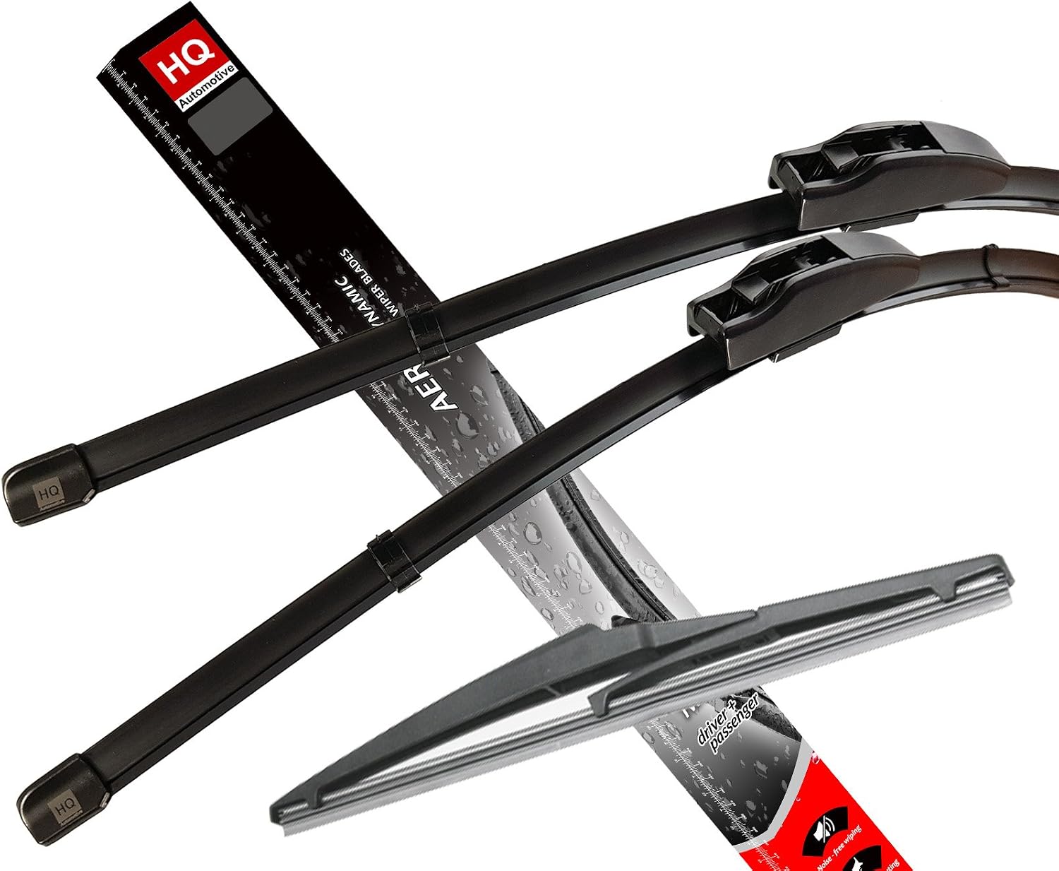 HQ Automotive Wiper Blades for Hyundai Solaris Hatchback (2011 and later), Kia Rio (2011 and later)