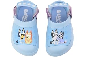Bluey Boys & Girls Clogs Kids Slip On Beach Water Shoes with Adjustable Strap