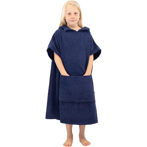 Wearable Towel Weecreeture Kids Swim Chaing Robe Towel Poncho